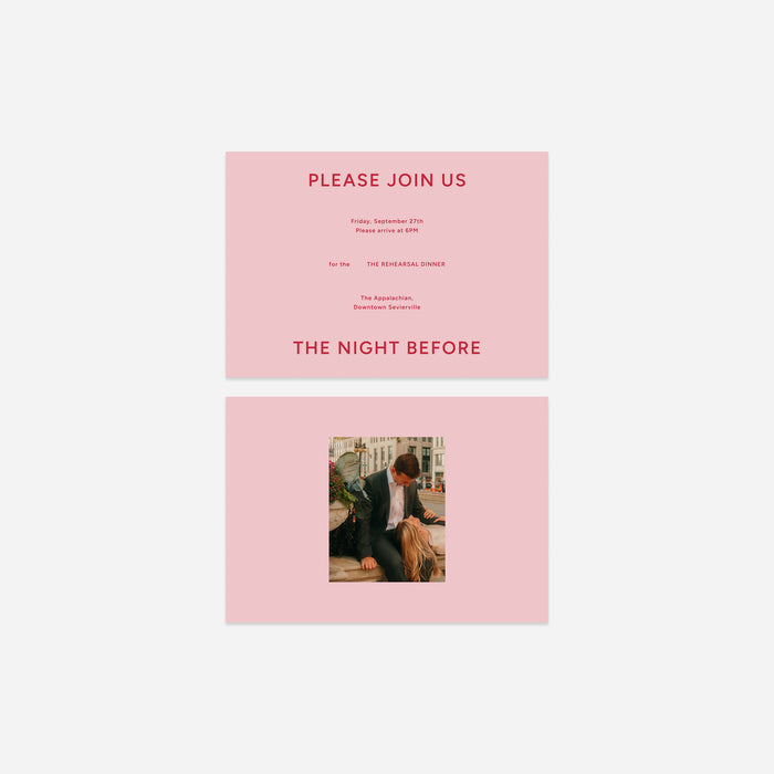 Juniper - Rehearsal Dinner Card
