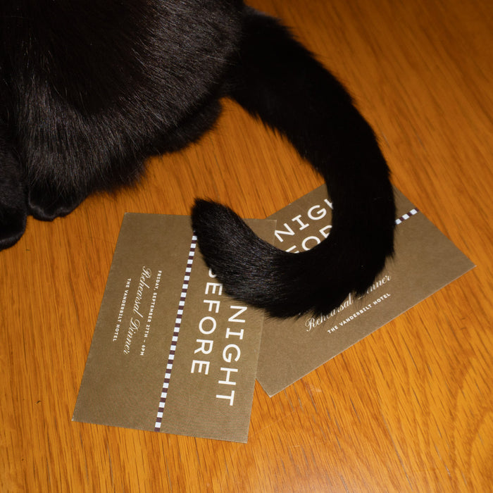 Red Velvet - Rehearsal Dinner Card