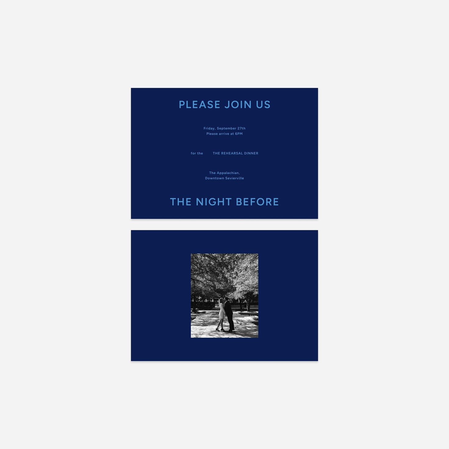 Juniper - Rehearsal Dinner Card