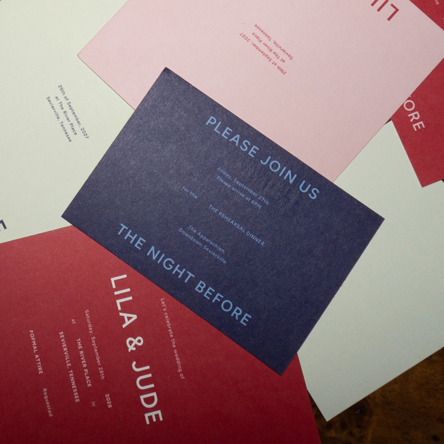 Juniper - Rehearsal Dinner Card