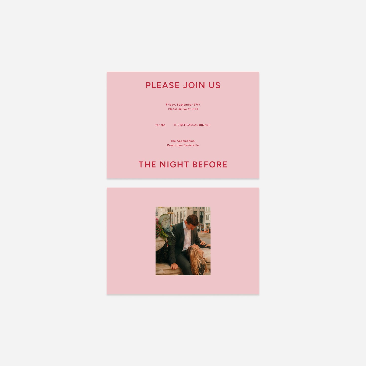 Juniper - Rehearsal Dinner Card