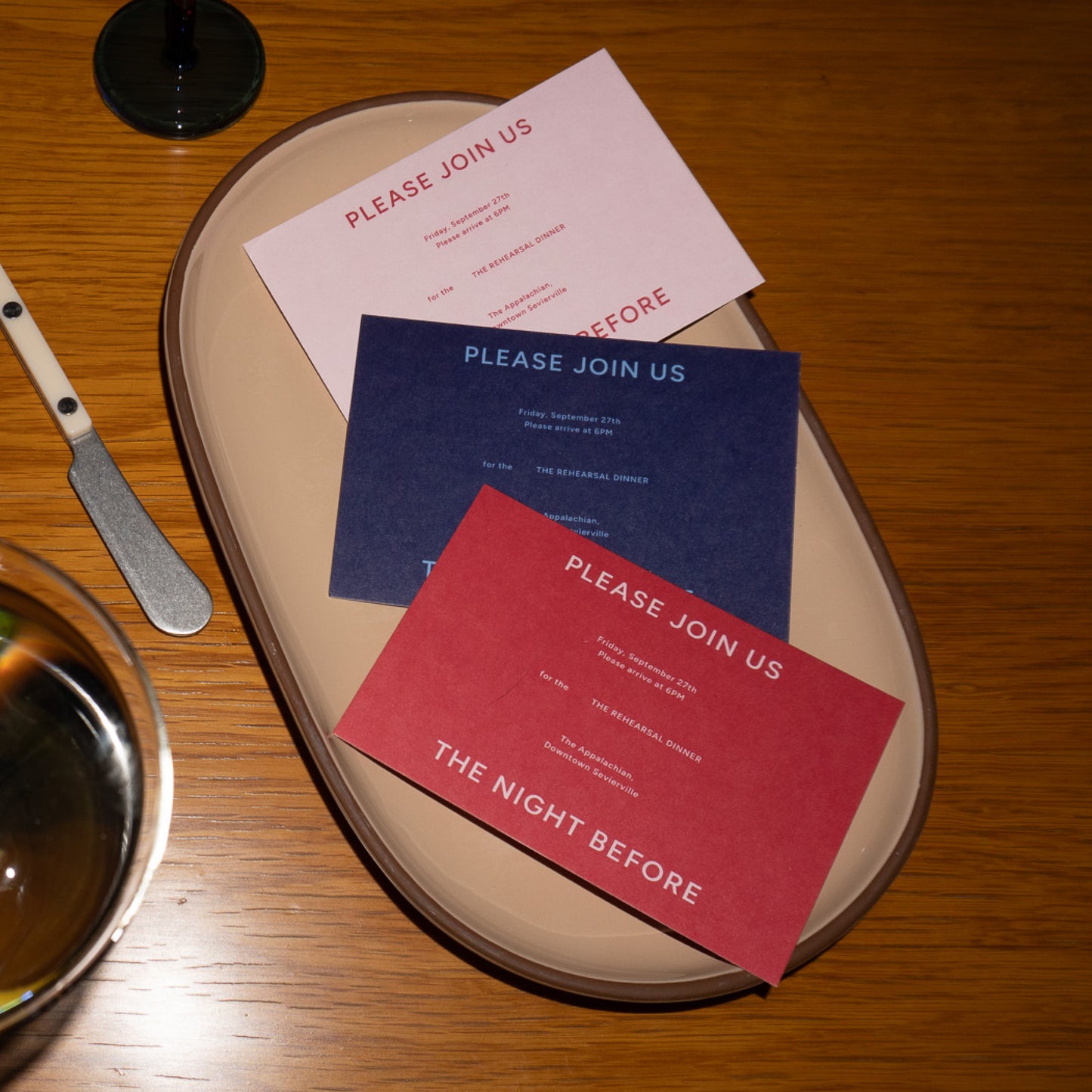 Juniper - Rehearsal Dinner Card