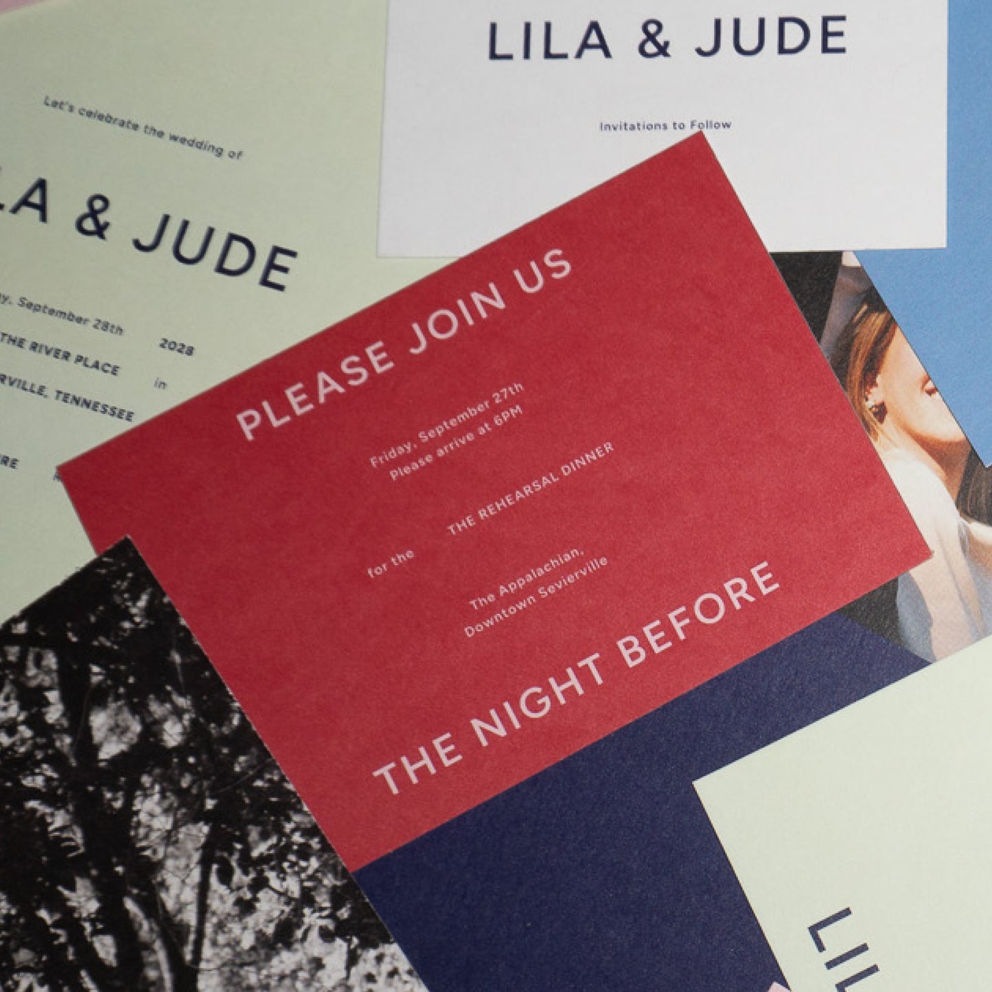 Juniper - Rehearsal Dinner Card