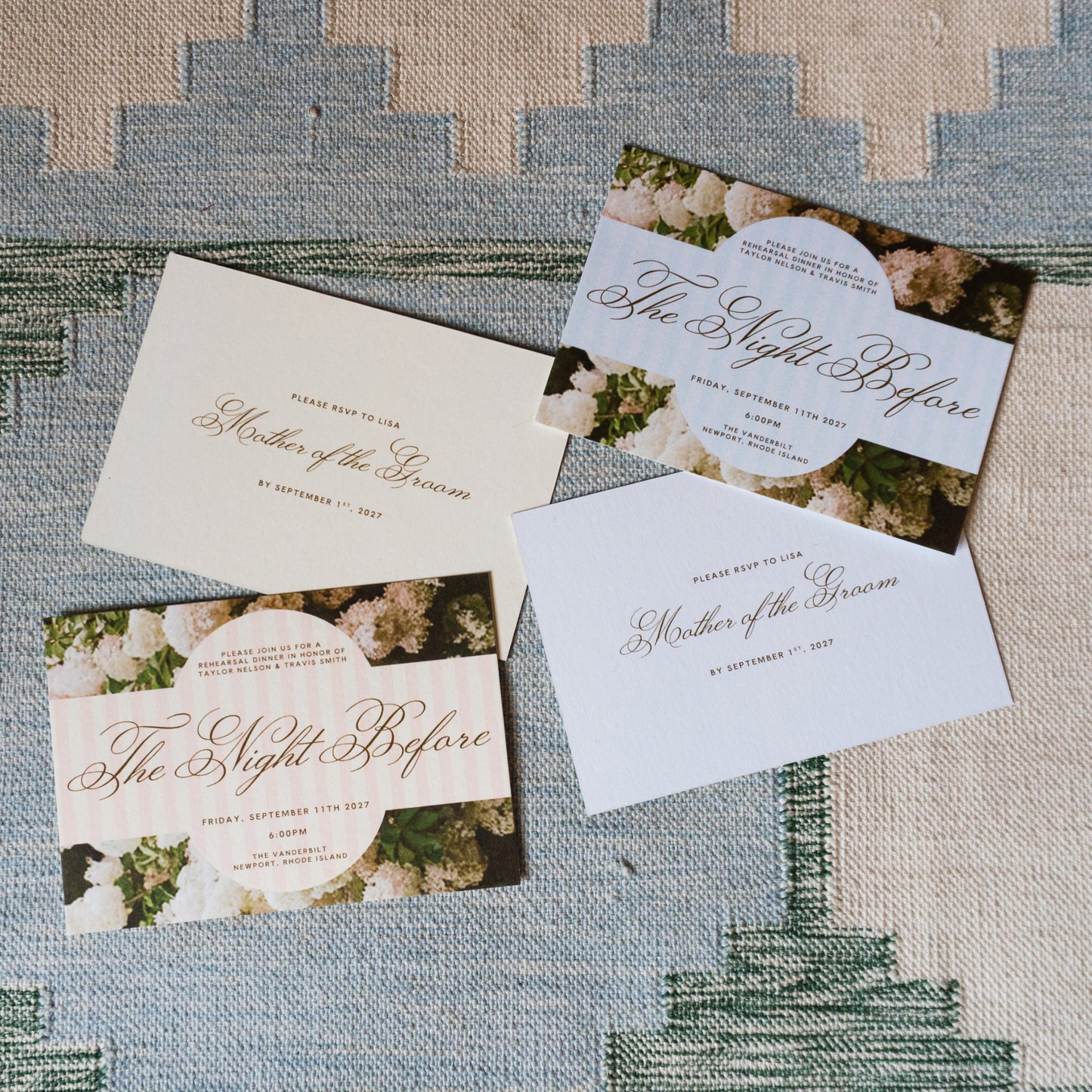 Rosewood - Rehearsal Dinner Card